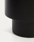 Vaso Mash rotondo in metallo nero Ø 28 cm