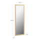 Specchio Wilany 52,5 x 152,5cm con finitura naturale