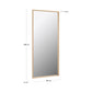 Specchio Nerina 80 x 180 cm con finitura naturale