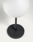 Lampada da tavolo da esterno Dinesh in acciaio nero