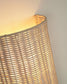 Applique Kimjit in rattan con finitura naturale