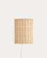 Applique Kimjit in rattan con finitura naturale