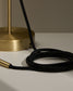 Supporto per lampada da soffitto Fulvia in metallo finitura oro 150 cm