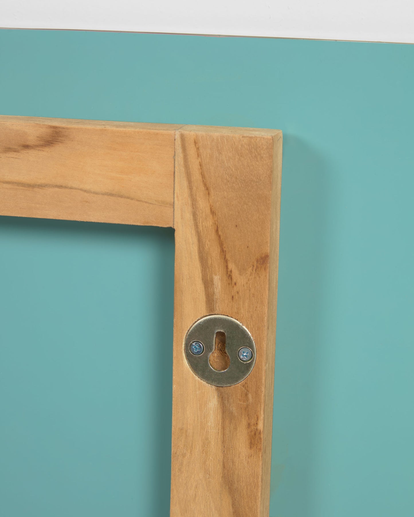 Specchio Rokia in legno massello di teak 90 x 55 cm