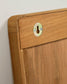 Specchio Shamel in legno massello di teak 45 x 70 cm