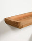 Set Shamel di 2 ripiani in legno massello di teak 50 x 12