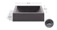 Lavabo da appoggio Delina in terrazzo nero 40 x 45 cm