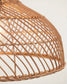 Plafoniera per lampada Dyara 100% rattan Ø 41 cm