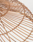 Plafoniera per lampada Dyara 100% rattan Ø 41 cm