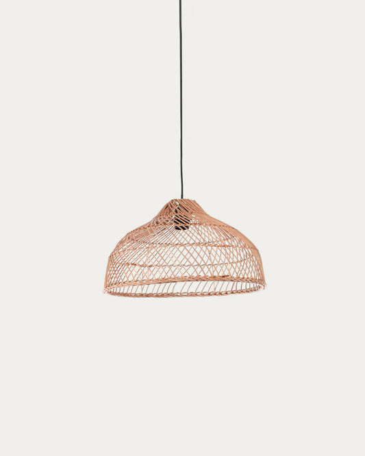 Plafoniera per lampada Dyara 100% rattan Ø 41 cm