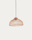 Plafoniera per lampada Dyara 100% rattan Ø 41 cm