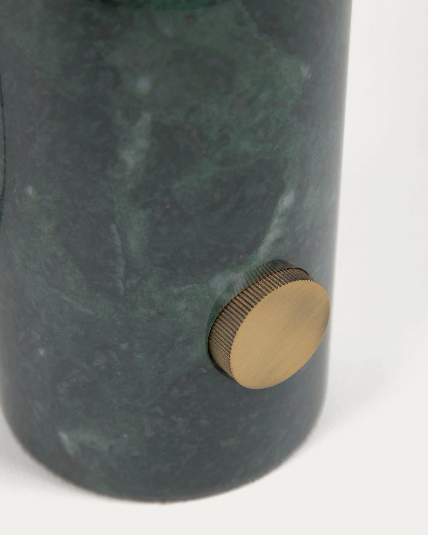 Lampada da tavolo Lonela in marmo finitura verde