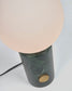 Lampada da tavolo Lonela in marmo finitura verde