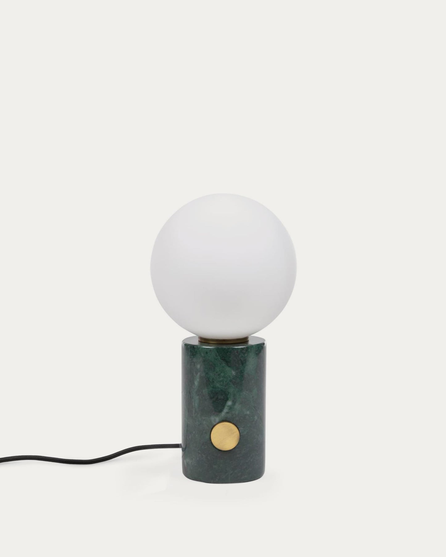 Lampada da tavolo Lonela in marmo finitura verde