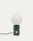 Lampada da tavolo Lonela in marmo finitura verde