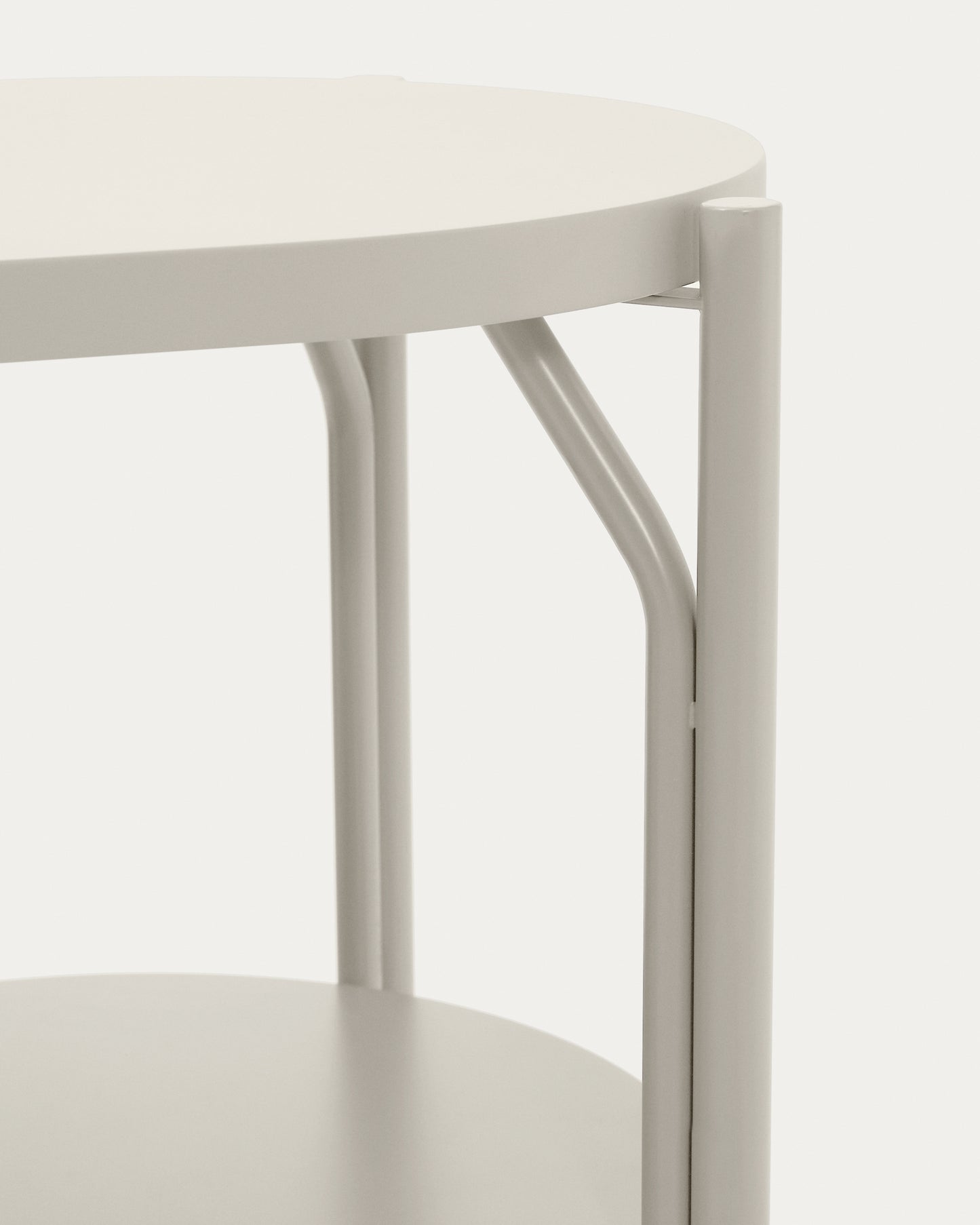 Mobile bagno Arely con struttura in acciaio e MDF laccato bianco 90 x 40 cm