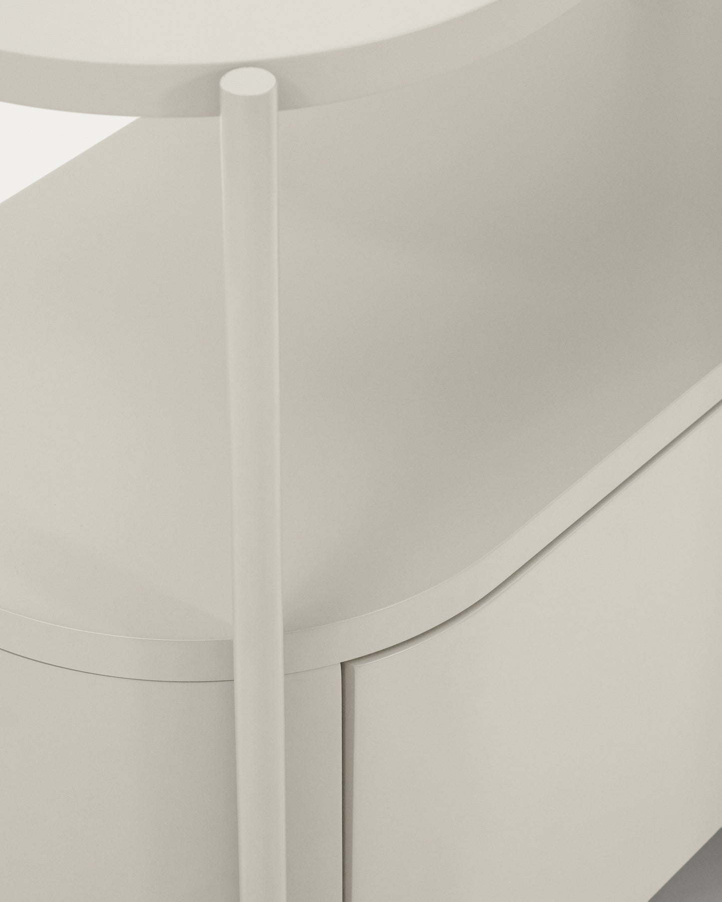Mobile bagno Arely con struttura in acciaio e MDF laccato bianco 90 x 40 cm