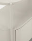 Mobile bagno Arely con struttura in acciaio e MDF laccato bianco 90 x 40 cm