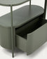 Mobile bagno Arely con struttura in acciaio e MDF laccato verde 90 x 40 cm