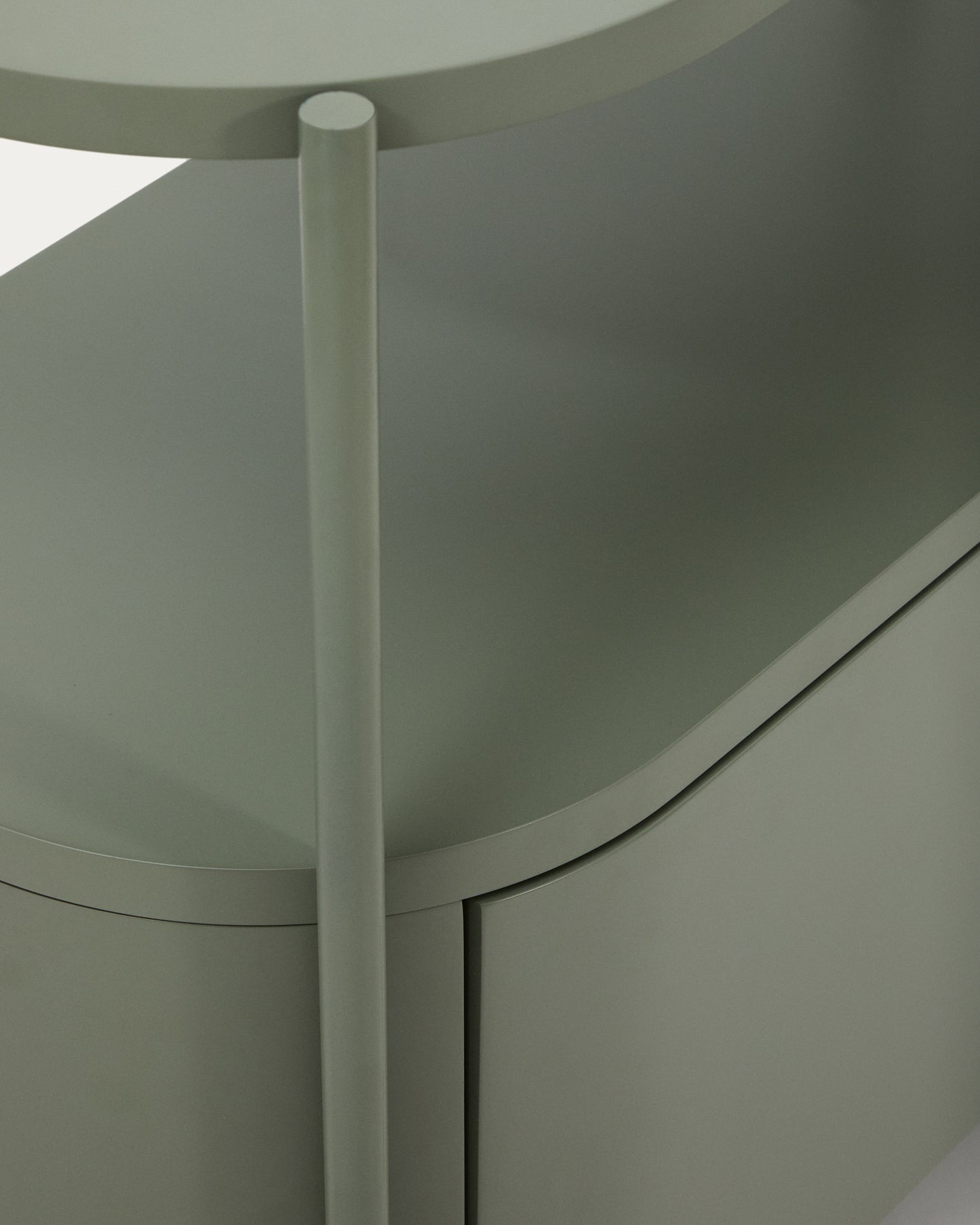 Mobile bagno Arely con struttura in acciaio e MDF laccato verde 90 x 40 cm