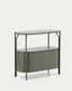 Mobile bagno Arely con struttura in acciaio e MDF laccato verde 90 x 40 cm