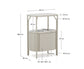 Mobile bagno Arely con struttura in acciaio e MDF laccato bianco 60 x 40 cm