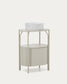 Mobile bagno Arely con struttura in acciaio e MDF laccato bianco 60 x 40 cm
