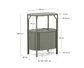 Mobile bagno Arely con struttura in acciaio e MDF laccato verde 60 x 40 cm