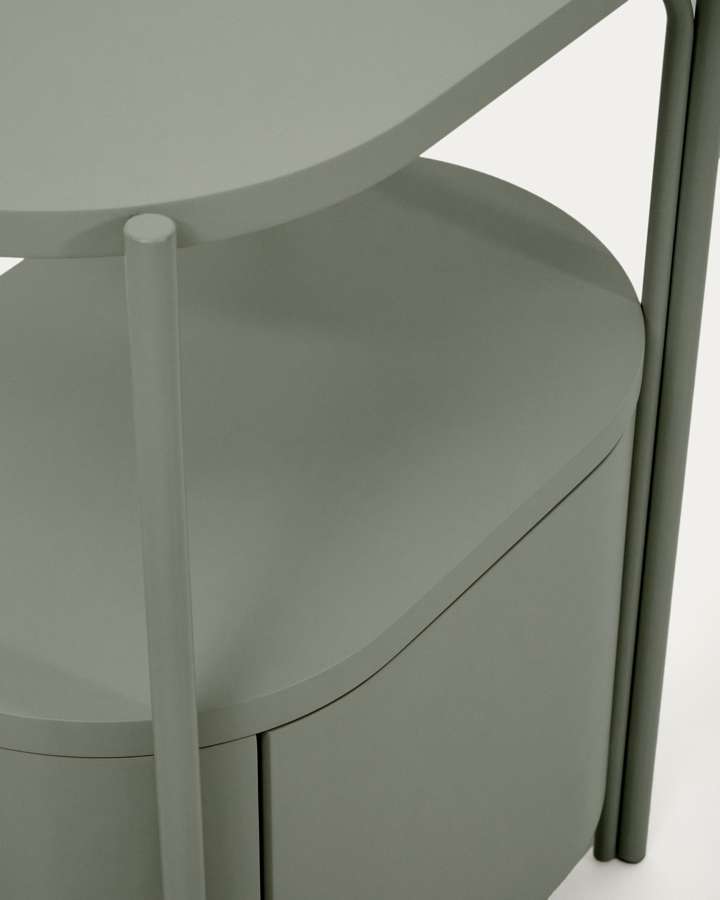 Mobile bagno Arely con struttura in acciaio e MDF laccato verde 60 x 40 cm