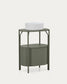 Mobile bagno Arely con struttura in acciaio e MDF laccato verde 60 x 40 cm