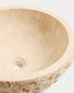 Lavabo da appoggio Orvane in marmo beige Ø 35 cm