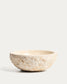 Lavabo da appoggio Orvane in marmo beige Ø 35 cm