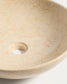 Lavabo da appoggio Darnen in marmo beige Ø 35 cm