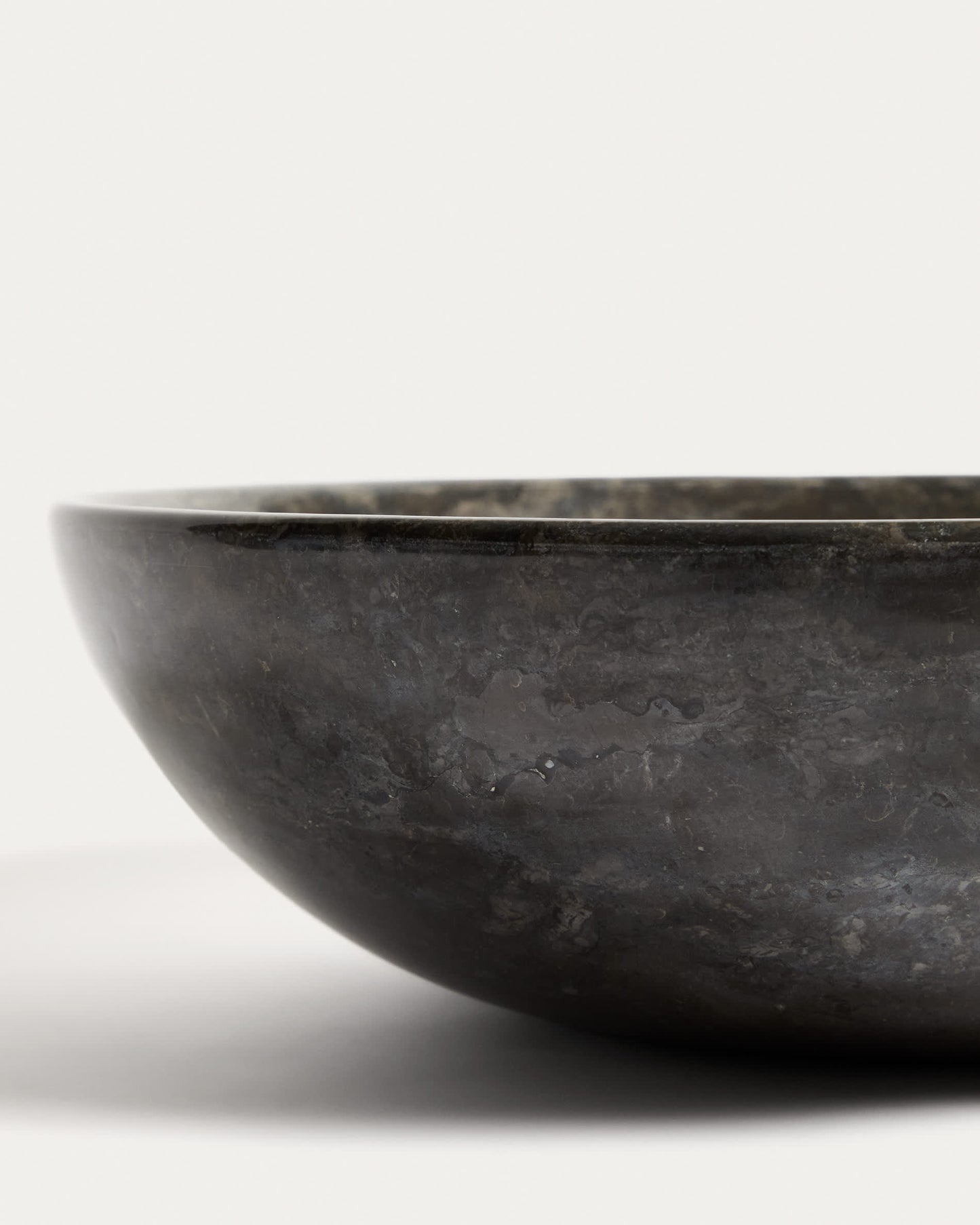 Lavabo da appoggio Darnen in marmo grigio Ø 35 cm