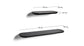 Set Arely di 2 mensole in MDF con finitura laccata nera 35 cm/55 cm