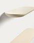 Set Arely di 2 mensole in MDF con finitura laccata beige 35 cm/55 cm