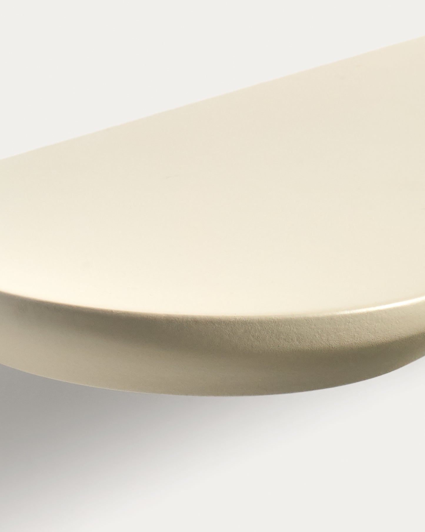 Set Arely di 2 mensole in MDF con finitura laccata beige 35 cm/55 cm