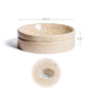 Lavabo da appoggio Dalven in marmo beige Ø 35 cm
