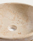 Lavabo da appoggio Dalven in marmo beige Ø 35 cm