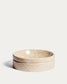Lavabo da appoggio Dalven in marmo beige Ø 35 cm