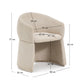 Sedia Bosca in ciniglia beige