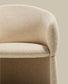 Sedia Bosca in ciniglia beige