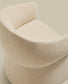 Sedia Bosca in ciniglia beige