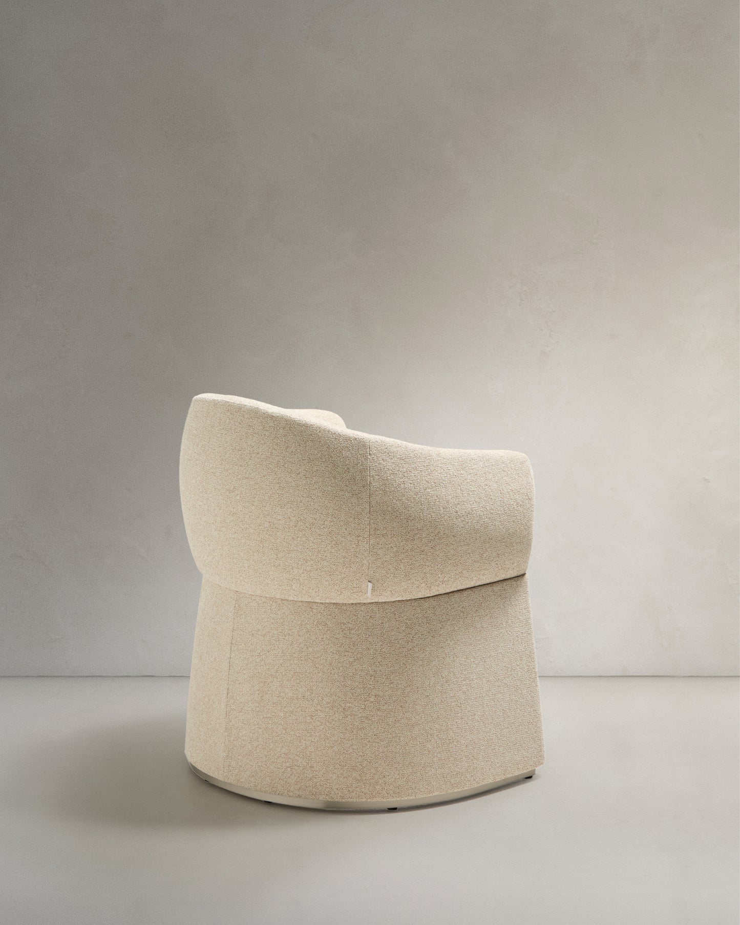 Sedia Bosca in ciniglia beige