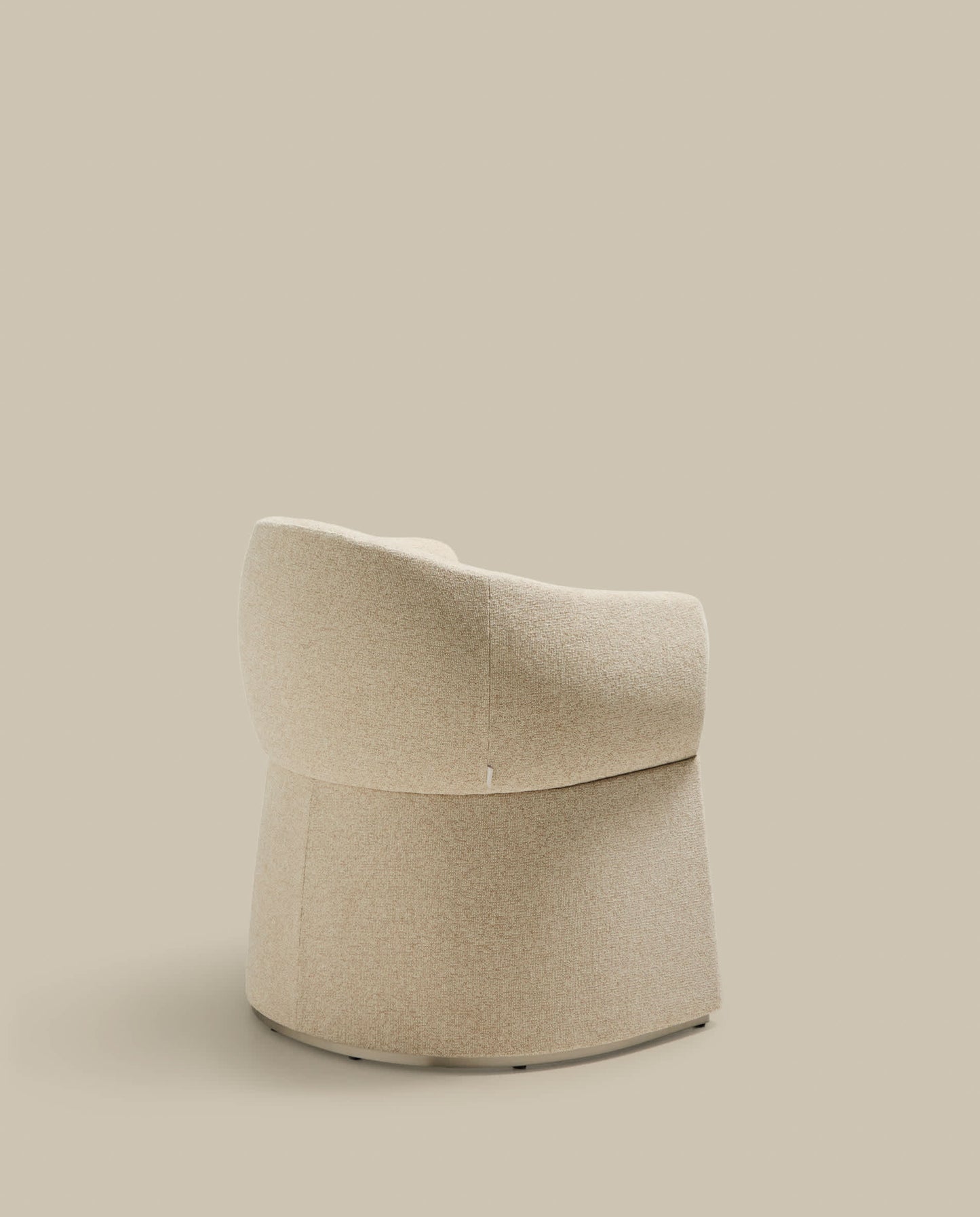 Sedia Bosca in ciniglia beige