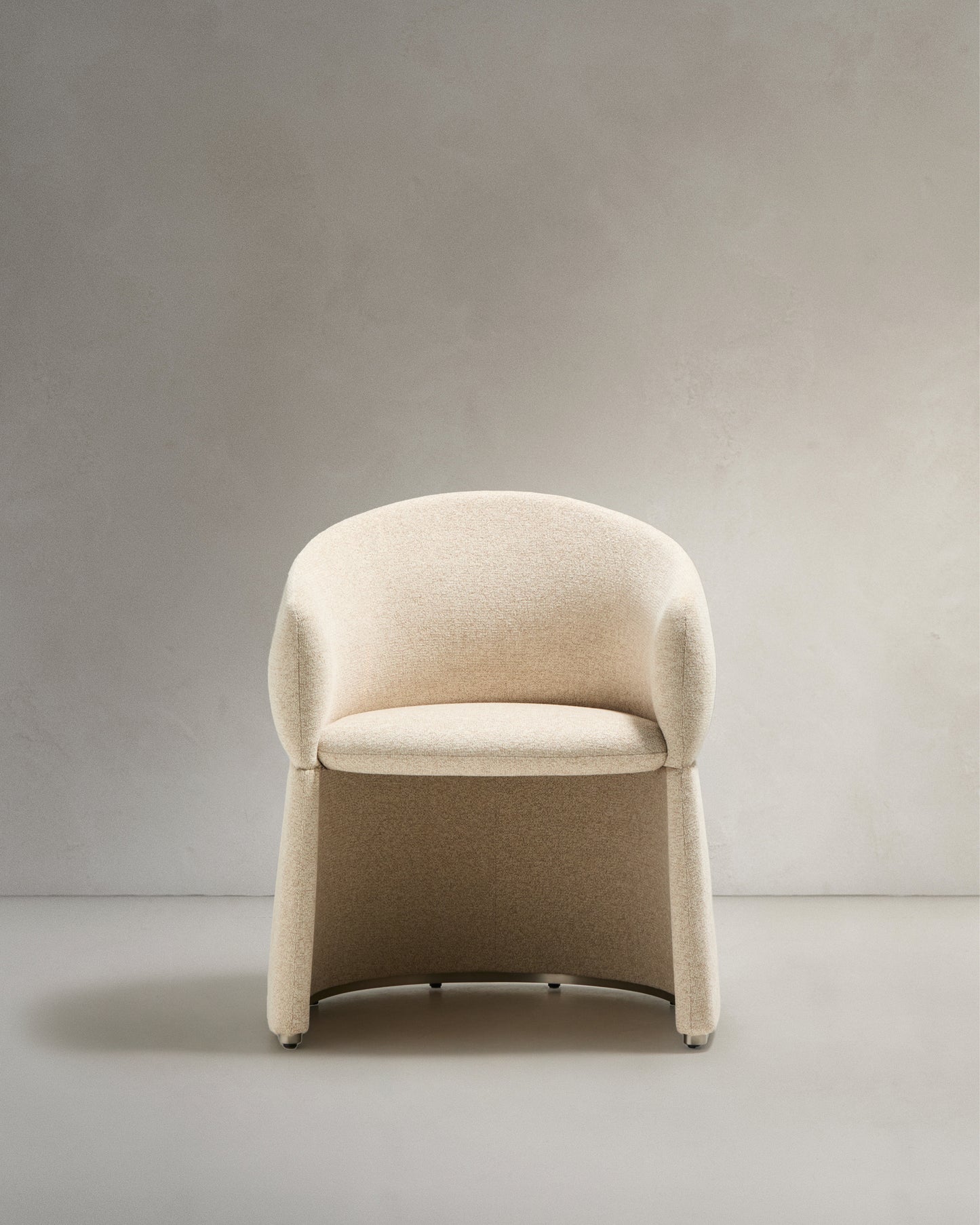 Sedia Bosca in ciniglia beige