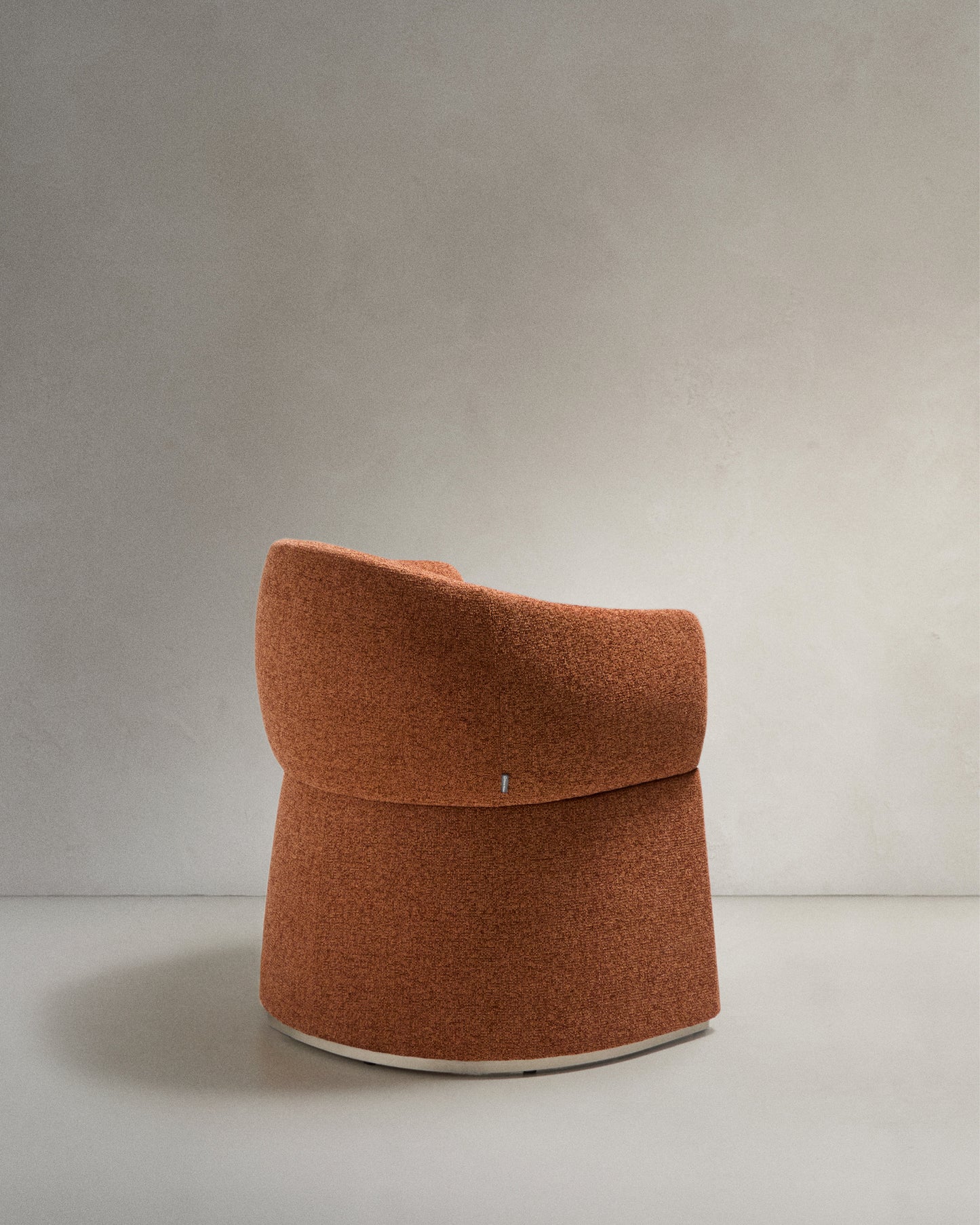 Sedia Bosca in ciniglia color terracotta