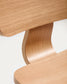 Sgabello Gena in impiallacciatura di rovere 65cm