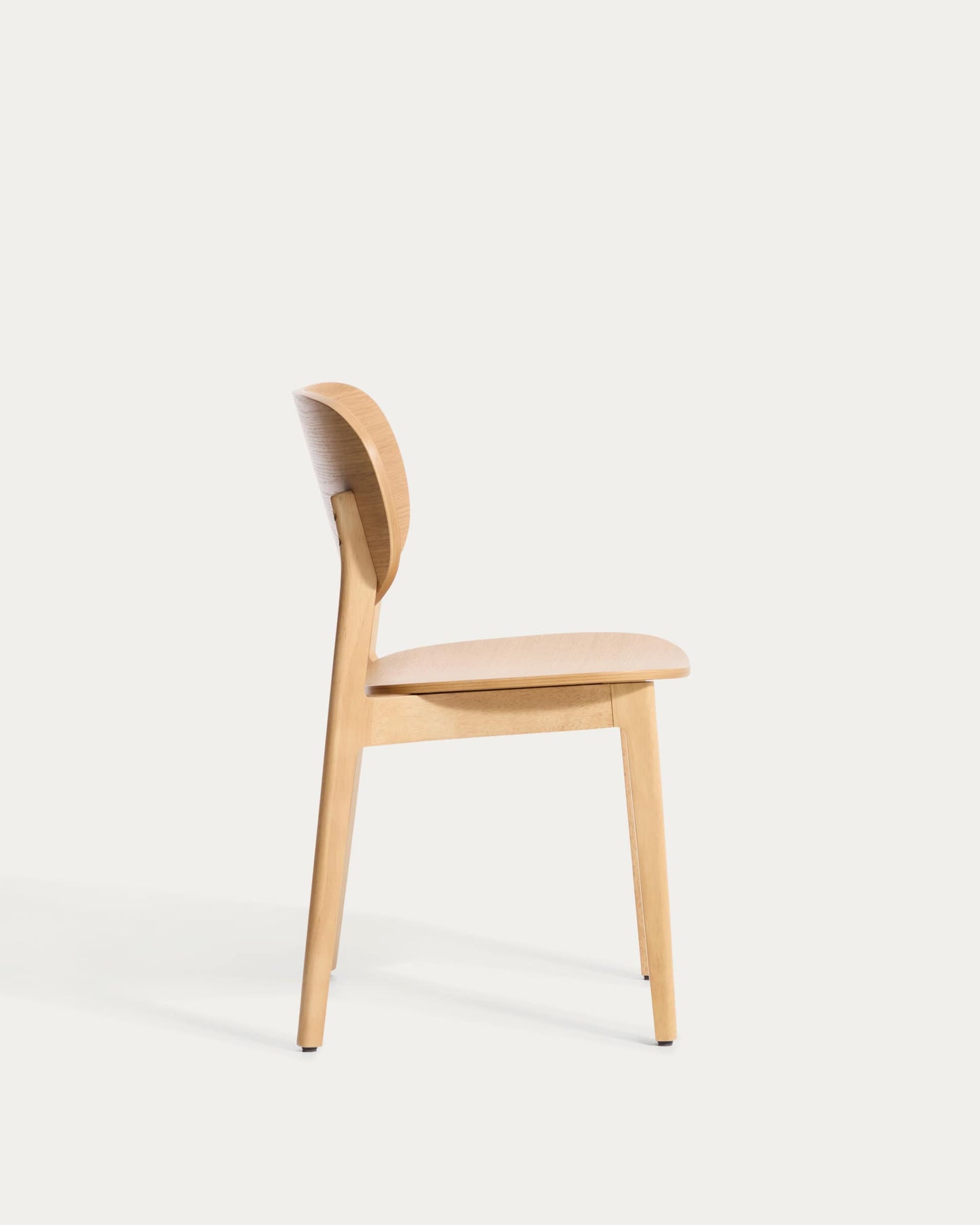 Sedia Ludara in impiallacciato di rovere