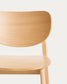 Sgabello Ludara in impiallacciato di rovere 65 cm